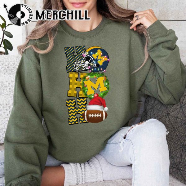 Michigan Wolverines Football Christmas Sweatshirt Christmas Game Day Shirt