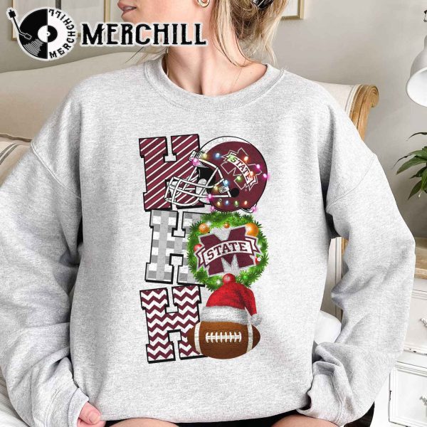 Mississippi State Bulldogs Football Christmas Sweatshirt Christmas Game Day Shirt