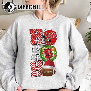 NC State Wolfpack Football Christmas Sweatshirt Christmas Game Day Shirt 3