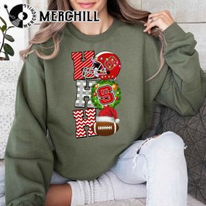 NC State Wolfpack Football Christmas Sweatshirt Christmas Game Day Shirt