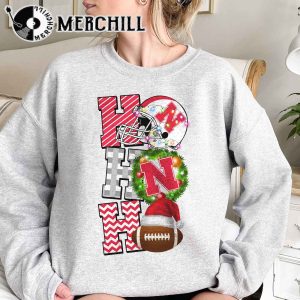 Nebraska Cornhuskers Football Christmas Sweatshirt Christmas Game Day Shirt 3