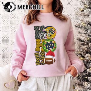 Notre Dame Fighting Irish Football Christmas Sweatshirt Christmas Game Day Shirt 2