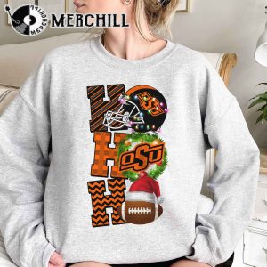 Oklahoma State Cowboys Football Christmas Sweatshirt Christmas Game Day Shirt 3