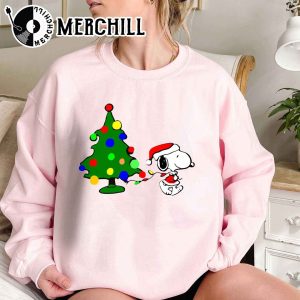 Snoopy Christmas Tree Shirt Charlie Brown Christmas Gifts 4