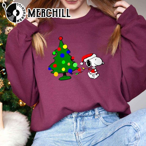 Snoopy Christmas Tree Shirt Charlie Brown Christmas Gifts