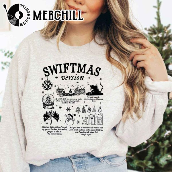 Swiftmas Version Sweatshirt Taylor Swift Movie Tour Gift
