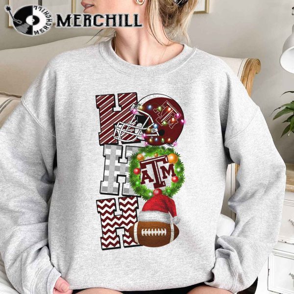 Texas A M Aggies Football Christmas Sweatshirt Christmas Game Day Shirt