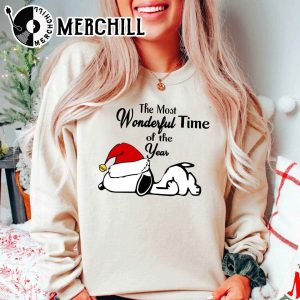 The Most Wonderful Time of the Year Snoopy Christmas Shirt