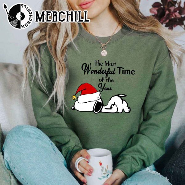 The Most Wonderful Time of the Year Snoopy Christmas Shirt