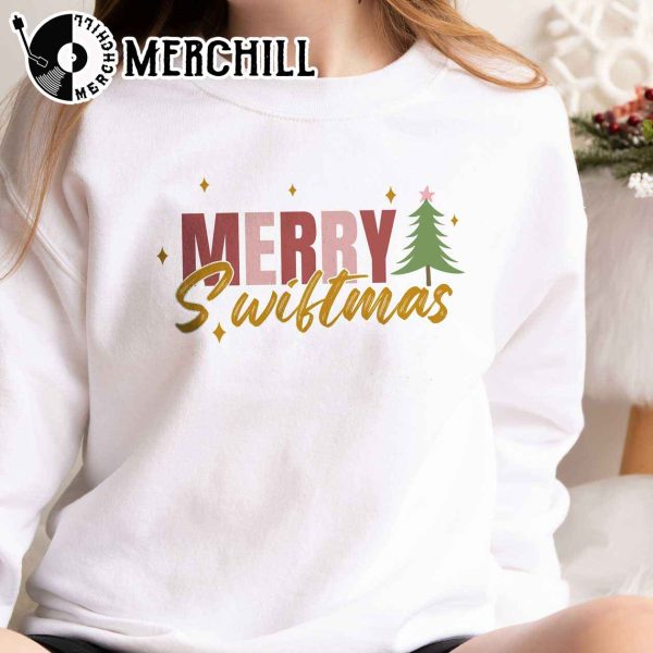 Vintage Merry Swiftmas Sweatshirt Swiftie Merch