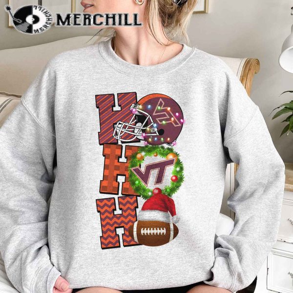 Virginia Tech Hokies Football Christmas Sweatshirt Christmas Game Day Shirt