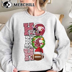 Washington State Cougars Football Christmas Sweatshirt Christmas Game Day Shirt 3