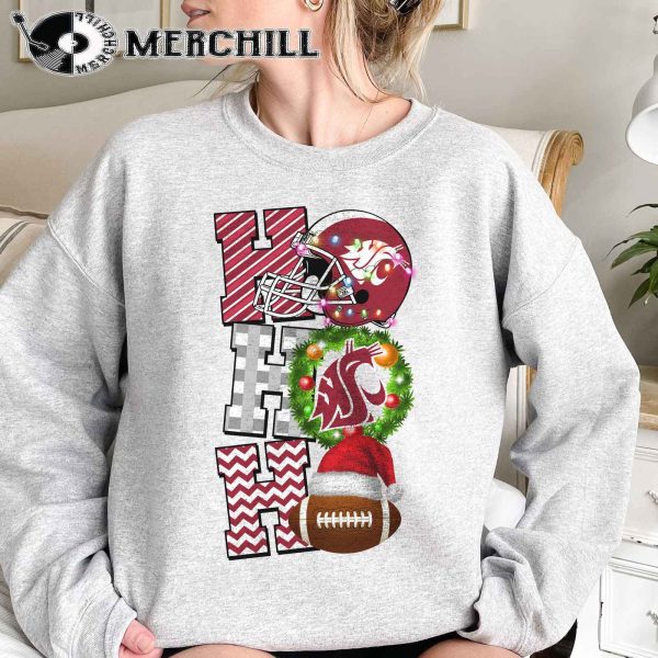 Washington State Cougars Football Christmas Sweatshirt Christmas Game Day Shirt