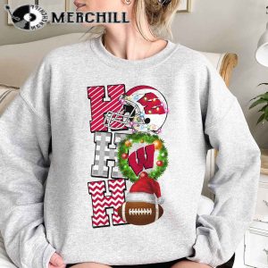 Wisconsin Badgers Football Christmas Sweatshirt Christmas Game Day Shirt 3