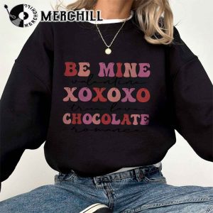 Be Mine Valentine Xoxoxo True Love Chocolate Romance Retro Valentine Shirt 2
