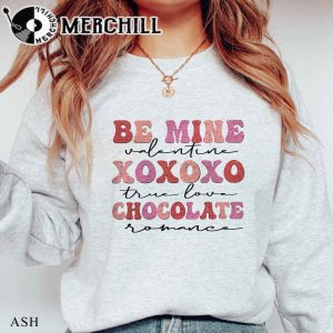 Be Mine Valentine Xoxoxo True Love Chocolate Romance Retro Valentine Shirt 4