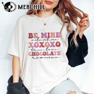 Be Mine Valentine Xoxoxo True Love Chocolate Romance Retro Valentine Shirt