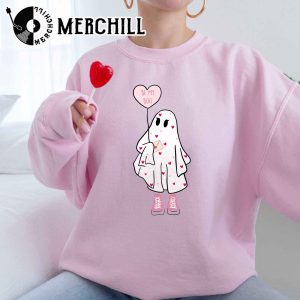 Be My Boo Ghost Valentine Day Sweatshirt Girly Valentine Gift