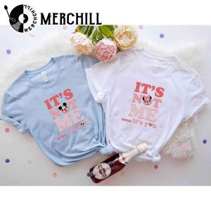 Cute Disney Mickey Sweatshirt Its Not Me Its You Mickey Minnie 4