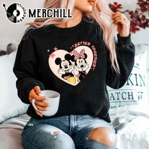 Cute Mickey and Minnie Shirt Valentine’s Day Gift for Couple