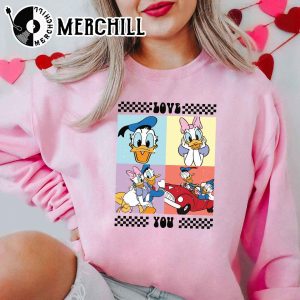Disney Donald Duck Valentine Shirt Disney Valentines Day Gift