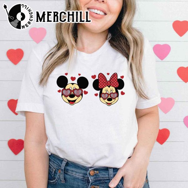 Disney Mickey Minnie Valentine Sweatshirt Disney Couple Trip Shirt