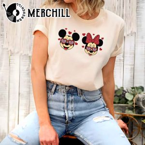 Disney Mickey Minnie Valentine Sweatshirt Disney Couple Trip Shirt