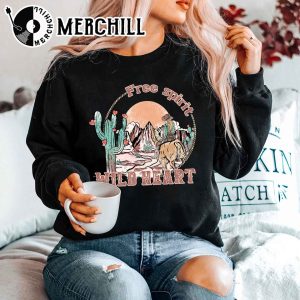 Free Spirit Wild Heart Shirt Valentines Day Gift for Women 2