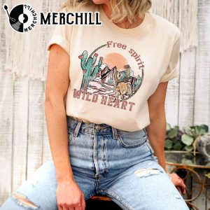 Free Spirit Wild Heart Shirt Valentines Day Gift for Women