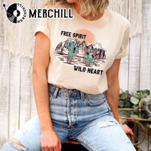 Free Spirit Wild Heart Sweatshirt Valentines Day Gift for Women