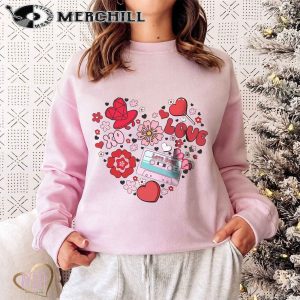 Happy Western Cassette Tapes Valentine Shirt Retro Valentine Gift 3