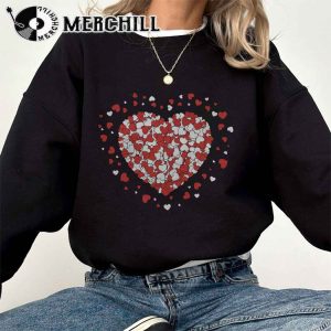 Heart Full of Hearts Sweatshirt Retro Valentines Day Gift 2