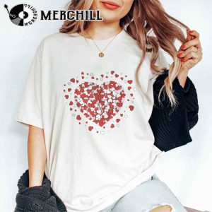 Heart Full of Hearts Sweatshirt Retro Valentines Day Gift