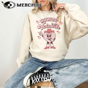 Howdy Valentine Graphic Tee Cowgirl Valentines Shirt Howdy Valentine Graphic Tee Cowgirl Valentines Shirt