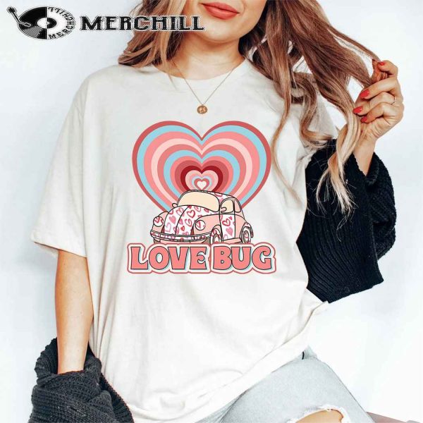 Love Bug Shirt Vintage Valentines Day Gift