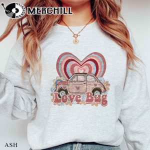 Love Bug Sweatshirt Retro Valentines Day Gift 3