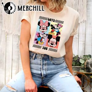 Love Is You Disney Shirt Mickey and Minnie Valentine Sweatshirt 3