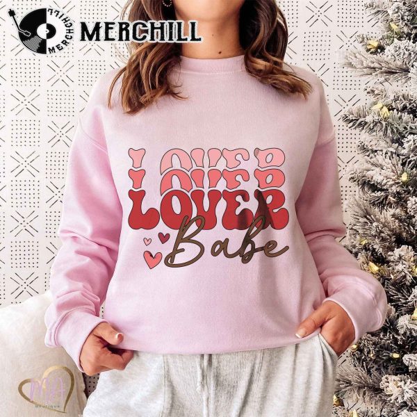 Lover Babe Shirt Retro Valentines Day Gift