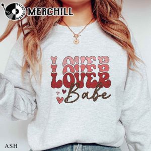 Lover Babe Shirt Retro Valentines Day Gift 4