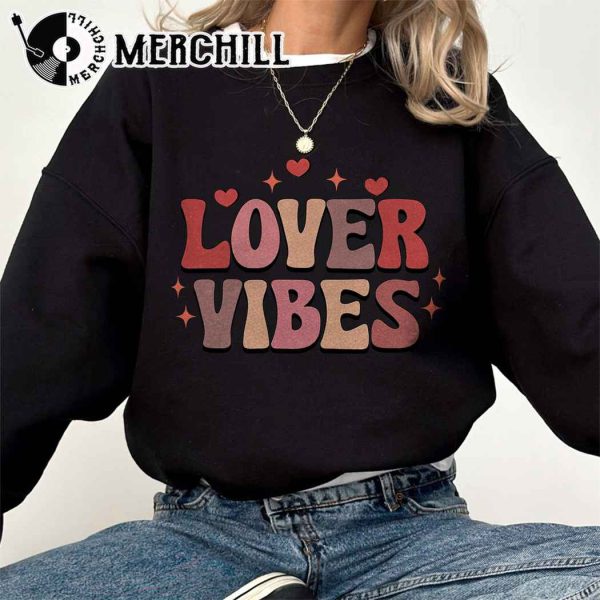 Lover Vibes Shirt Retro Valentines Day Gift