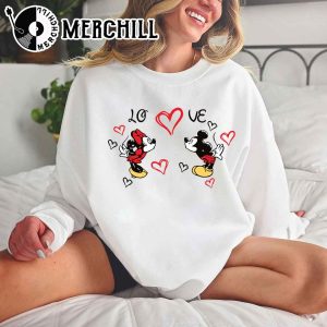 Mickey And Minnie Valentines Shirt Disneyland Valentines Day Gift