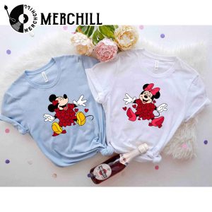 Mickey Heart Minnie Heart Shirt Valentine Matching Sweater