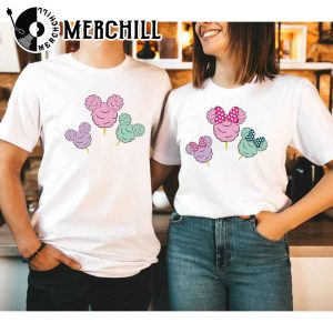 Mickey Minnie Cotton Candy Shirt Disney Happy Valentines Day Gift 3