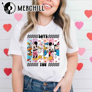 Mickey and Friends Shirt Disney Family Valentine Couple Trip Shirt 2