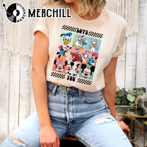 Mickey and Friends Valentine Shirt Disney Happy Valentines Day Gift 3