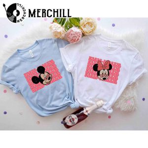 Mickey and Minnie Sweatshirt Disney Valentine Couple Trip Shirt