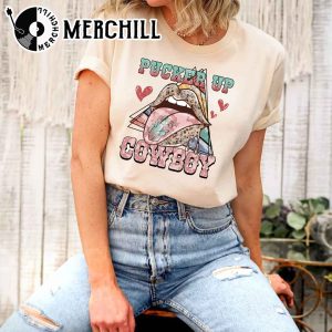 Pucker Up Cowboy Shirt Cowgirl Valentines Day Gift