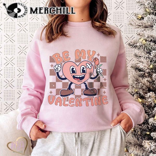 Retro Be My Valentine Shirt Valentine’s Day Gift