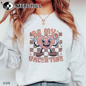 Retro Be My Valentine Shirt Valentines Day Gift 4