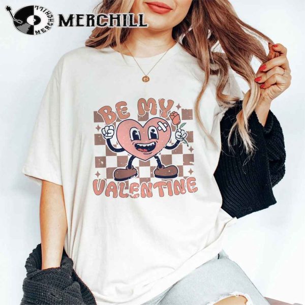 Retro Be My Valentine Shirt Valentine’s Day Gift